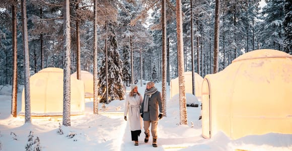 Rovaniemi: Private 3-Course Lunch in an Aurora Igloo