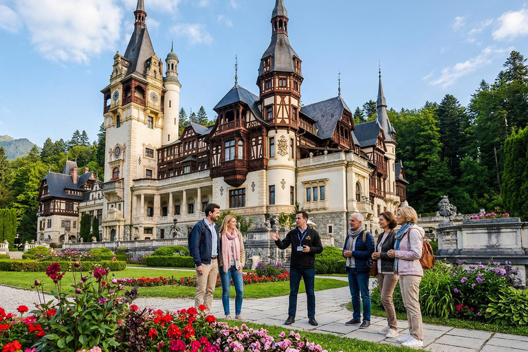 MINIVAN Bucharest : Peles Castle, Dracula's Castle & Brasov Audio Guide 24 Languages