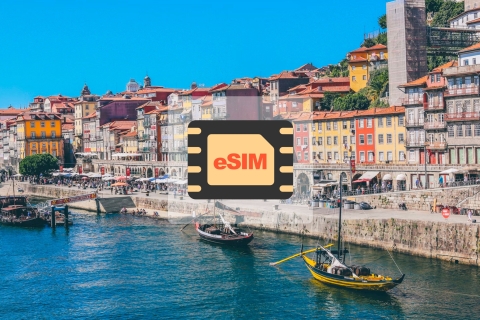Portugal: Europe eSim Mobile Data Plan Daily 300MB/14 Days