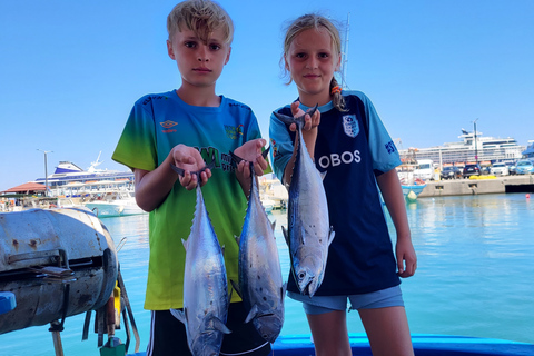 Rhodes: Fishing Trip, Snorkelling, BBQ, &amp; Professional Guide