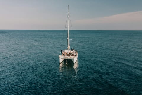 Catamaran Adventure to Isla Mujeres: Snorkeling, Food, and Transportation Included