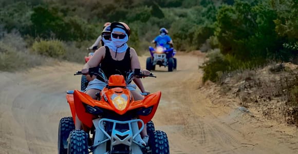 Hammamet: Golden Hour Quad Ride & Mountain Adventure Premium