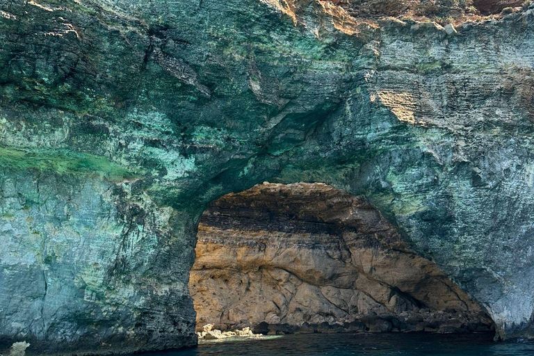 Comino:Blue & Crystal Lagoon,Gozo & Seacaves Half day cruise Half day cruise-Comino,Gozo,Blue & Crystal Lagoon & Seacaves