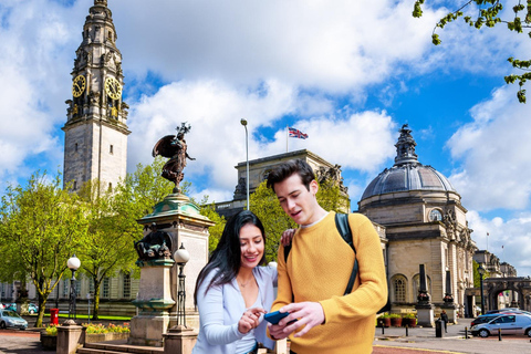 Cardiff: Excursão a pé pela cidade e jogo de exploração