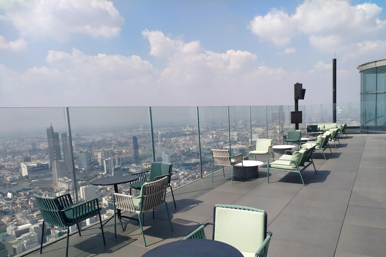 Bangkok: Mahanakhon Skywalk Sunset Ticket with Photo