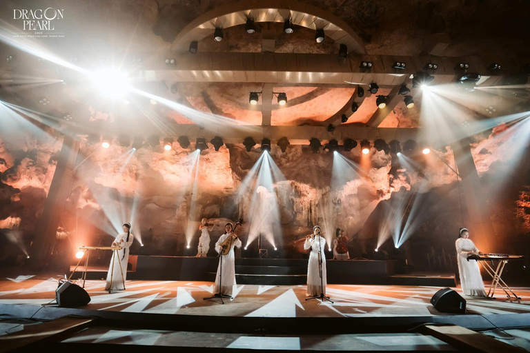 Baia di Bai Tu Long: cena nella grotta e spettacolo artistico immersivo