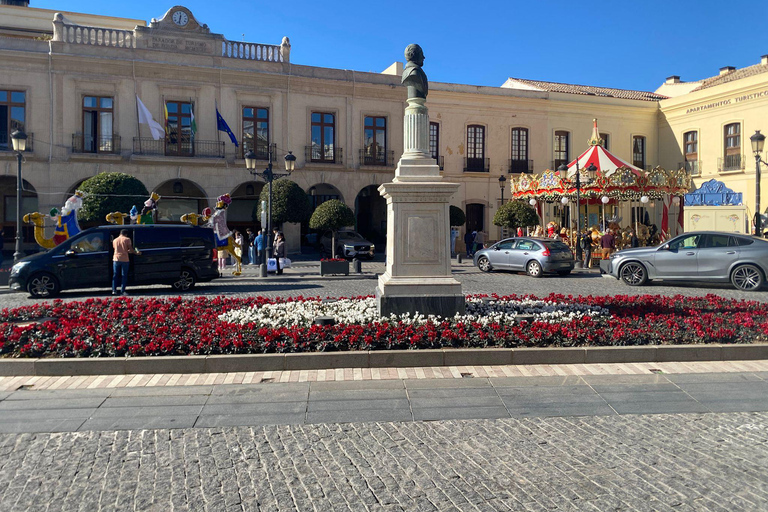 from Mijas, Malaga: Private tour Ronda incl. transfer, bullfighting arena and tapas