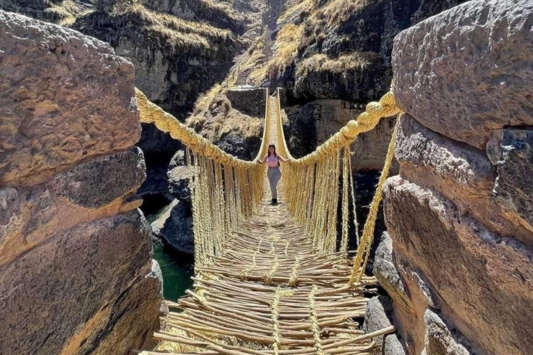 Z Cusco: Inka Suspension Bridge Qeswachaca - Qeswachaka