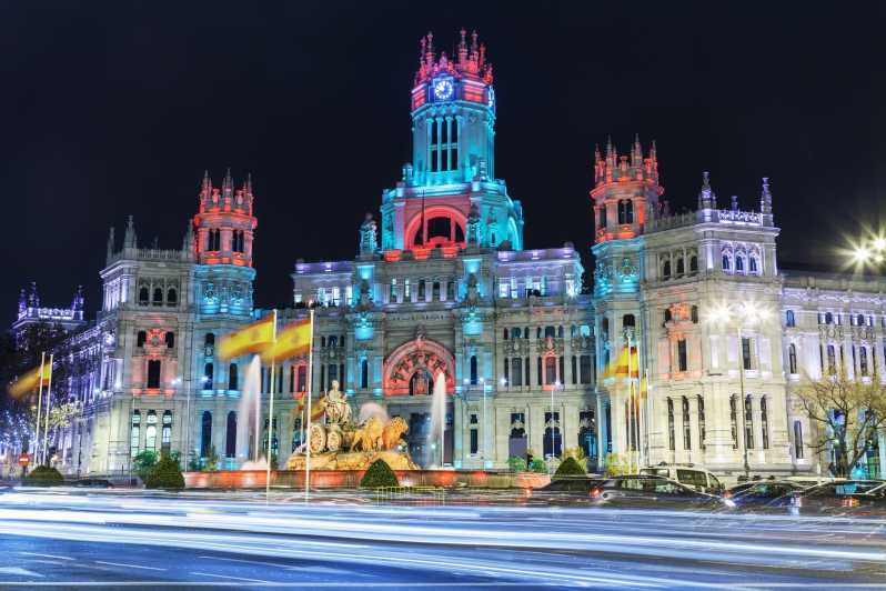 Madrid: Tour delle luci di Natale in autobus a due piani scoperto