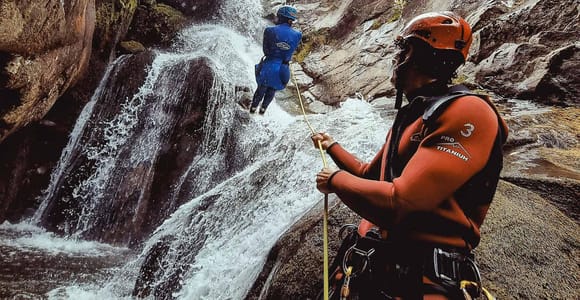 Canyoning in het nationaal park Geres