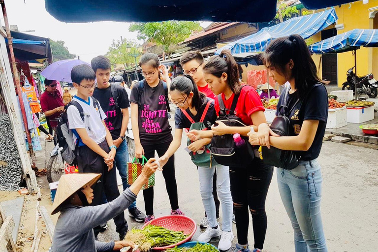 Hoi An/Da Nang: Passeio pelo mercado, passeio de barco e aula de culináriaPasseio com traslados do hotel em Hoi An