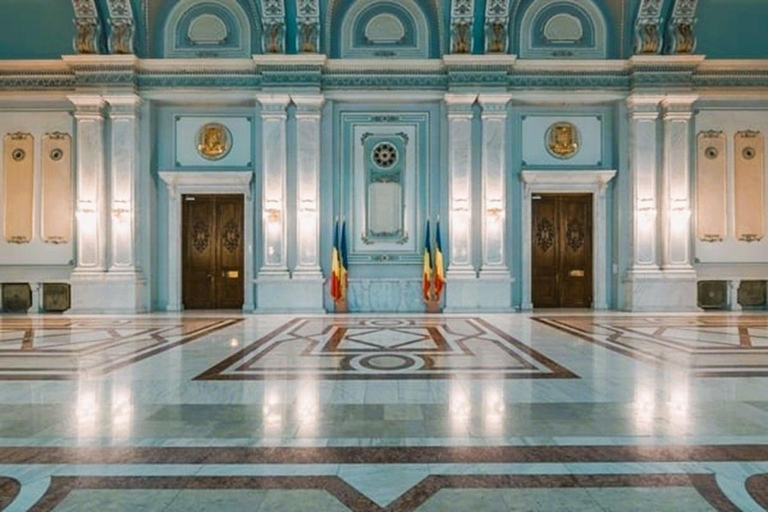 Bucharest: Palace of Parliament, Ceausescu House & Museum Audio Guide (Multiple Languages)