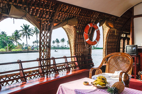 Cochin: Alleppey Houseboat Day Cruise with Lunch