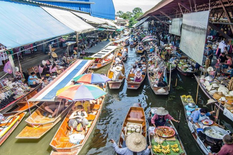 Bangkok Maeklong Railway & Floating Market VIP Tour