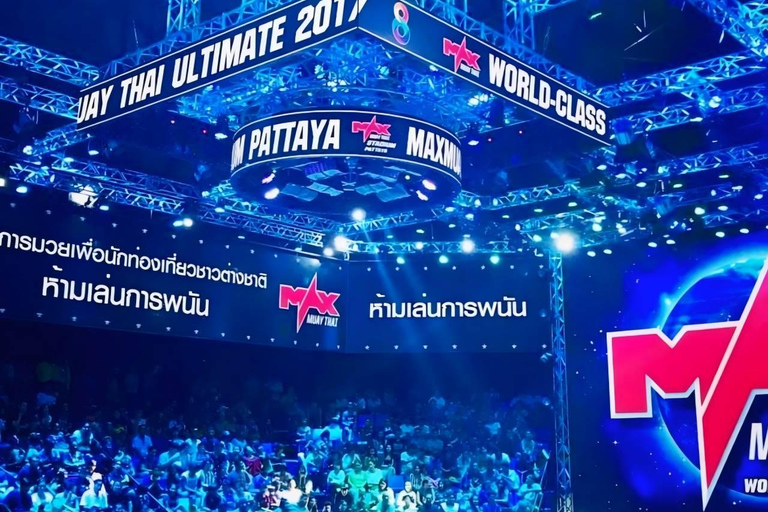 Pattaya: Max Muay Thai Stadium Passionate Journey VIP tickets and hotel transfers