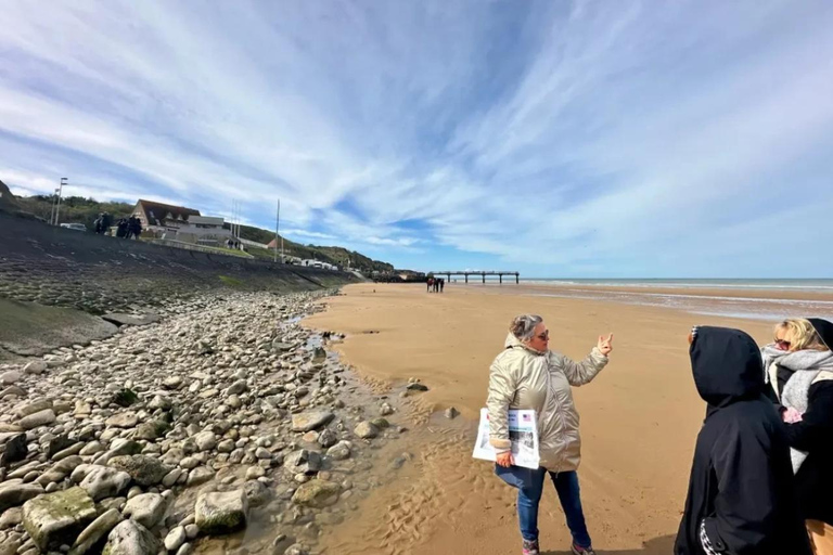 Paris: Normandy D-Day Beaches Guided Tour by Train Tour w/1st Class Rail