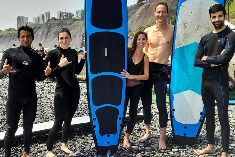 Privat lektion i surfing i Lima