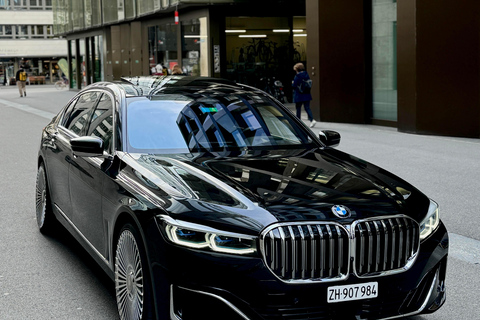 Zürich: Luchthaventransfer in een Limousine