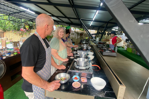 Thai Cooking Class with market tour garden tour Standard Option