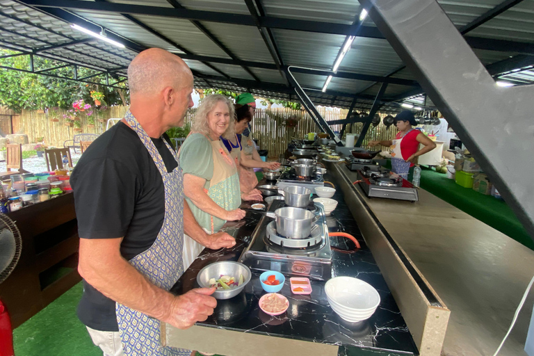 Thai Cooking Class with market tour garden tour Standard Option