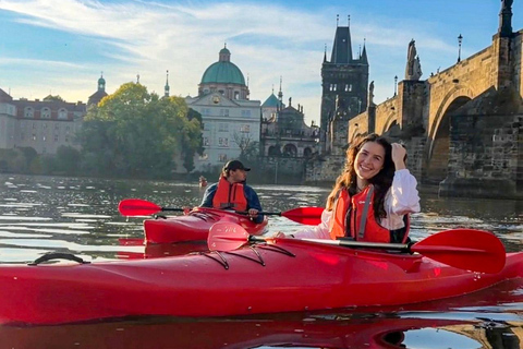 Prague: Charles Bridge & Hidden Canals Kayak Tour
