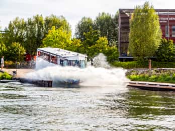 Parijs: Stadsrondleiding door de Seine in een amfibiebus