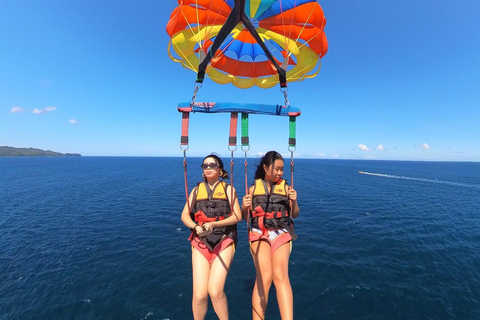 Boracay Parasailing Experience with Crystal Kayak Photo Op