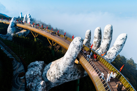 Da Nang : Golden Bridge Sunset & Ba Na Peak Tour with Dinner PRIVATE TOUR : Golden Bridge Sunset & Ba Na Peak