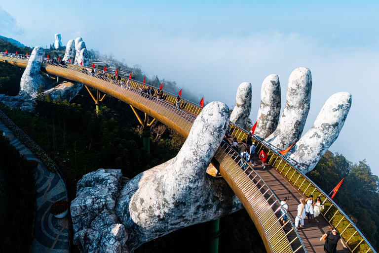 Da Nang : Golden Bridge Sunset & Ba Na Peak Tour with Dinner PRIVATE TOUR : Golden Bridge Sunset & Ba Na Peak