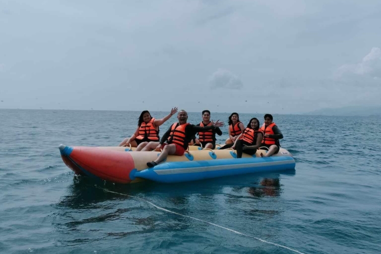 Przejażdżka łodzią bananową na Boracay