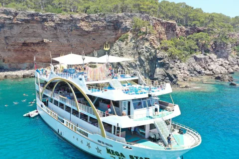 Antalya & Kemer: Megastar Catamaran Cruise With Foam Party