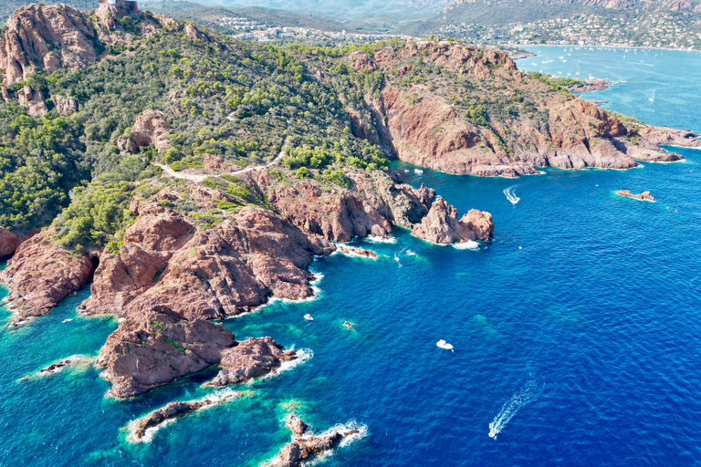 Côte d'Azur: Evening Catamaran Cruise with Aperitif Evening Catamaran Cruise from Cavalaire