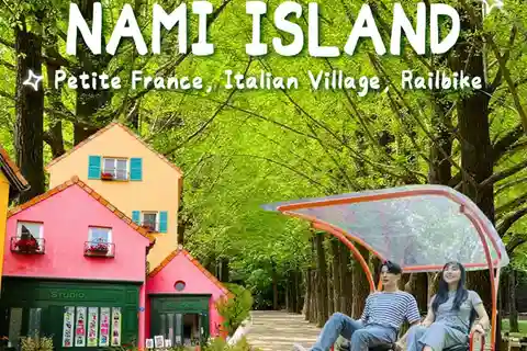 Seúl: Nami, Petite France, Pueblo Italiano, Opción Railbike