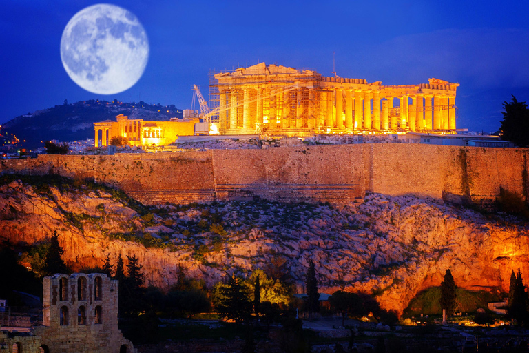 Visite nocturne à pied d&#039;AthènesVisite nocturne d&#039;Athènes