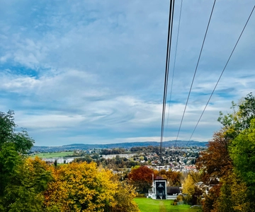 Zürich Seilbahn Panorama Zürich See Komfort