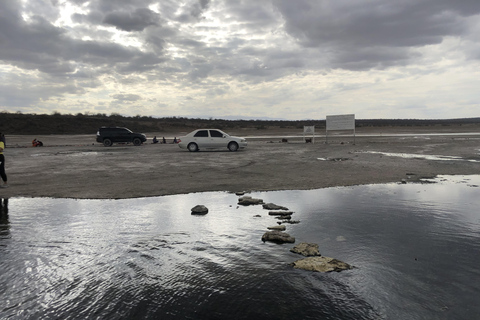 Nairobi: Dagsutflykt till Magadi-sjön med skjutbaneupplevelse