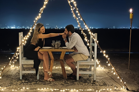 Cartagena: Private Island Romantic Dinner with Boat Transfer