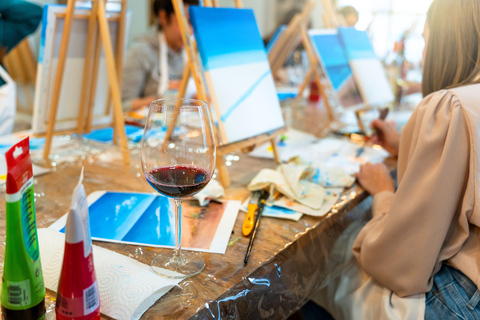 Savannah: Mystery Paint & Sip Night at a Trendy Brewery