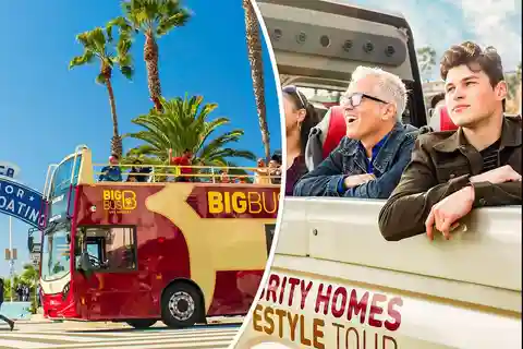LA: Celebrity Homes Tour and 48-Hour Hop-On Hop-Off Tour
