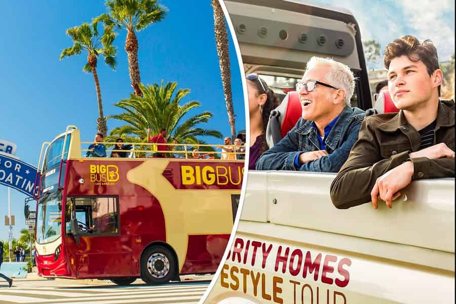 LA-Kombi: Hollywood-Celebrity-Tour & Hop-On/Hop-Off-Bustour. Foto: GetYourGuide LA-Kombi: Hollywood-Celebrity-Tour & Hop-On/Hop-Off-Bustour. Foto: GetYourGuide
