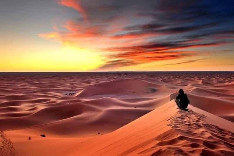 Nuitée au campement dans le désert du Sahara depuis Merzouga - bivouac