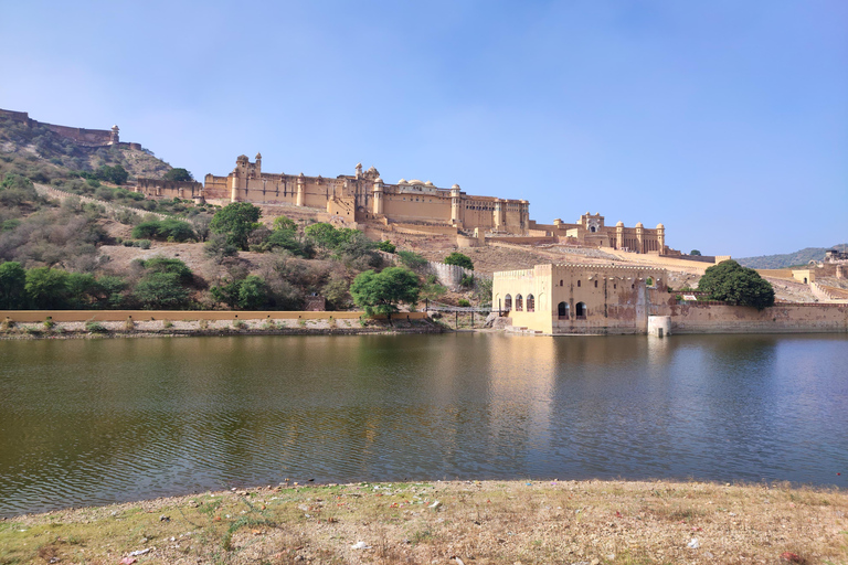 From Delhi: Same Day Jaipur City & Amer Fort Tour By Car Private Transportation, Tour Guide, Monument Tickets & Lunch