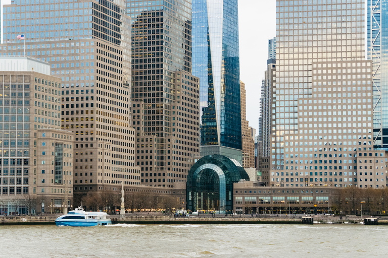 New York: avondrondvaart haven met lichtjes zonder wachten