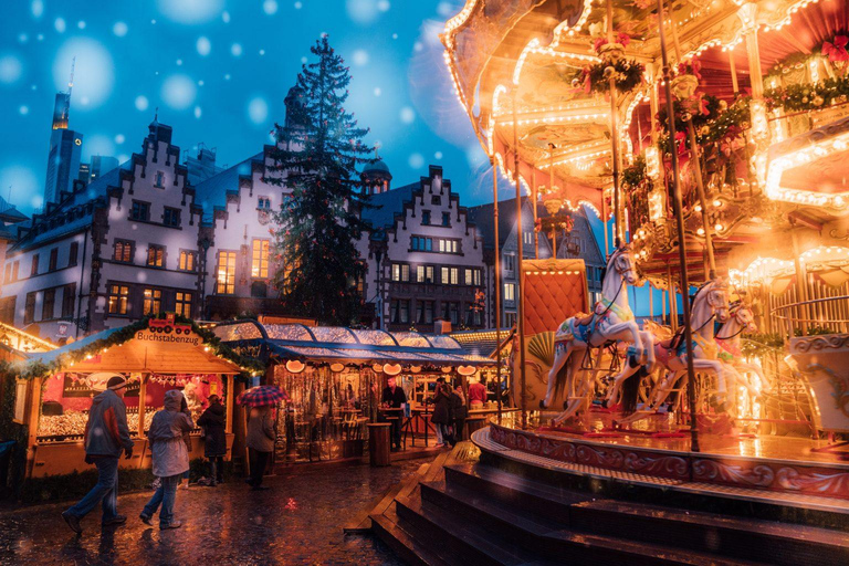 L&#039;atmosphère magique de Noël à Francfort - visite pied