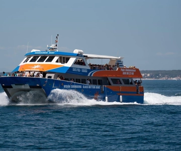 Santa Pola: Tabarca Catamaran Cruise with Underwater Vision