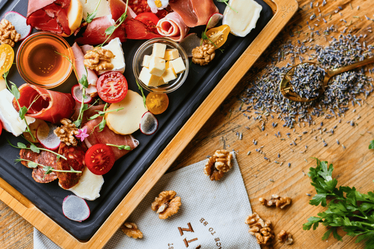 Food and Wine Tasting in Budapest by the Basilica