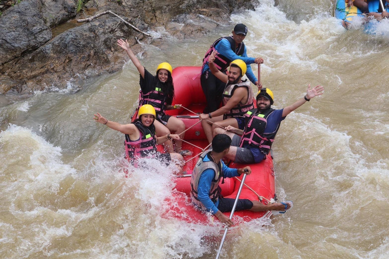 Phuket: Rafting Avontuur 5KM + ATV 30min + Flying FoxRaften 5KM + Flying Fox + ATV 30minuten