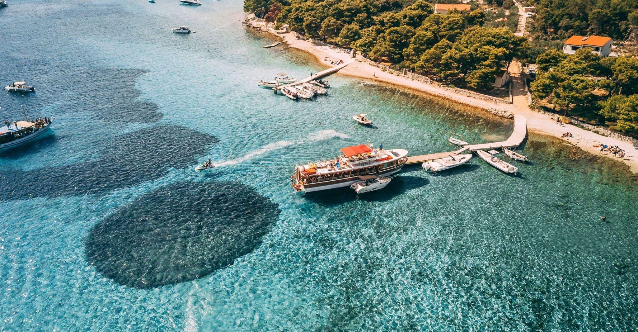 From Trogir, Blue Lagoon & Å olta with LUNCH & DRINKS - Housity