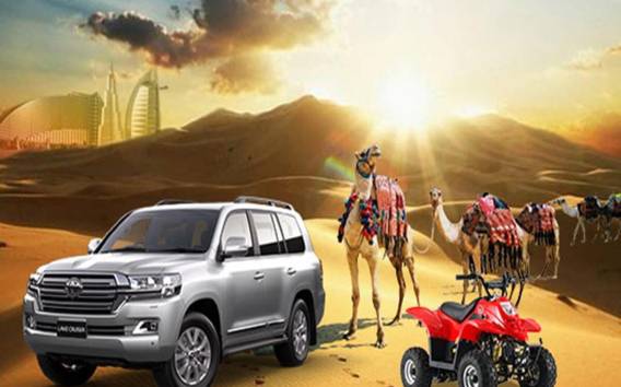 Dubai: Wüstensafari mit Quad-Bike, Kamel, Sandboard & BBQ