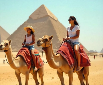 Marsa Alam: Tagestour mit dem Flugzeug zum antiken Kairo und den Pyramiden von Gizeh